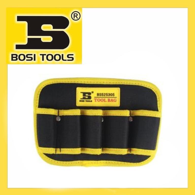 Tool bag (Category: Construction Tools & Equipment) located in Manila. Submitted by tina.sales (Listing ID 1088989636, Image 1). Description: Tool bag Brand;Bosi Model;5PC Price;195 BOSI TOOLS Product For other product inquiries pls contact us. Globe: 0 9 4 5 6 5 3 6 1 6 2 Smart: 0 9 6 8 3 8 0 2 3 2 0 Landline: 8 5 5 7 6 6 1.