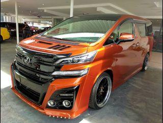 Toyota Vellfire 2.5 ZG SPEC year 2016 unreg