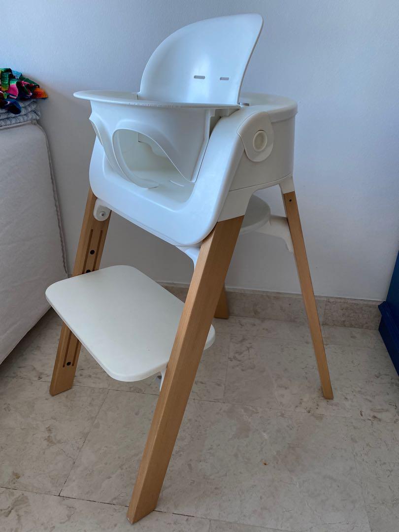 Used Stokke Steps chair Babies Kids Nursing Feeding Baby