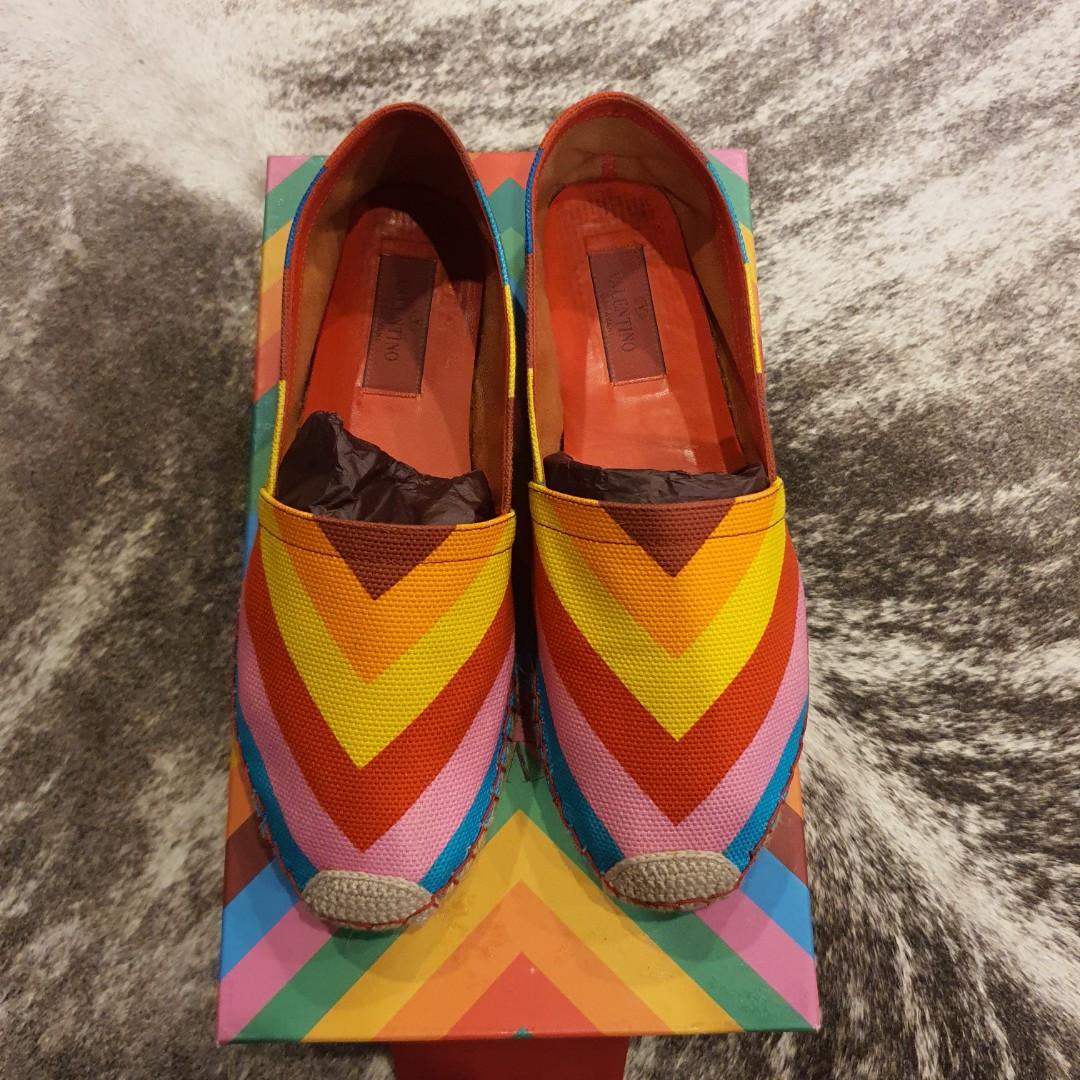 valentino rainbow espadrilles
