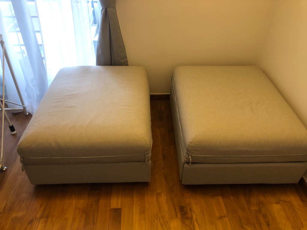 Vallentuna (IKEA) Sofabed module light grey / ONLY 1 ITEM, Furniture