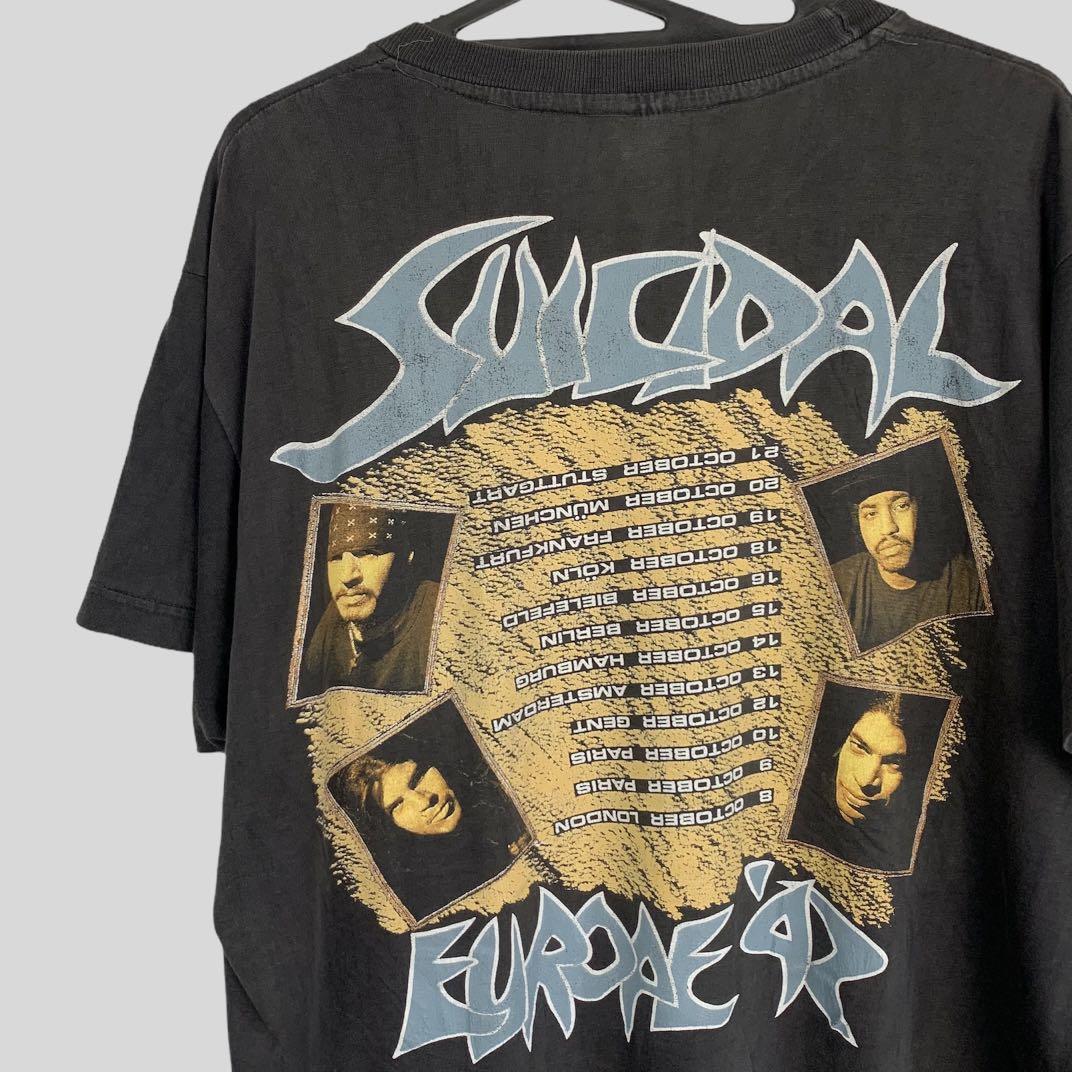 Vintage 1992 Suicidal Tendencies Art Rebellion Tee T - Shirt 90s