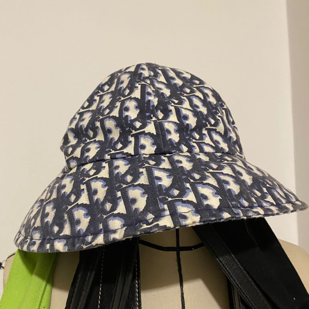 Dior Vintage Reversible Bucket Hat Womens Fashion Watches  Accessories  Hats  Beanies on Carousell