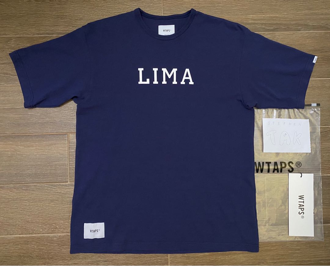 WTAPS Academy Tee LIMA Navy L size 3 Design, 男裝, 外套及戶外