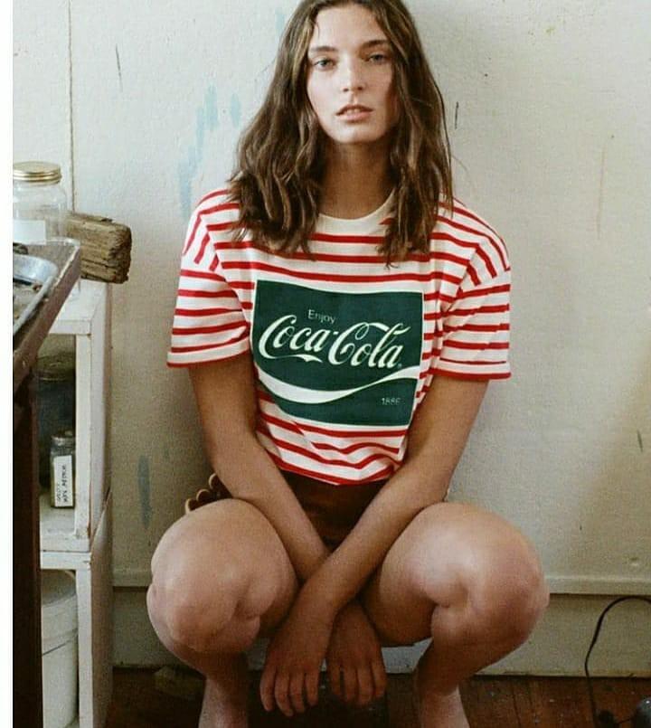 Zara Coca Cola ® striped t-shirt 