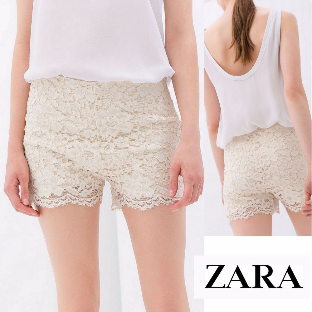 Zara shop lace shorts