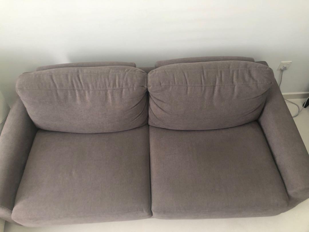 2 Seater Sofa bed, Furniture & Home Living, Furniture, Sofas on Carousell