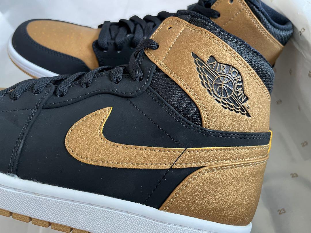Air Jordan 1 Melo Retro High Black Gold Carmelo Anthony AJ1 Nike BNIB