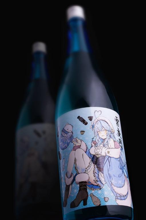 預訂] Hololive 雪花菈米清酒【大吟醸雪夜月】１升瓶（1800mL）明利