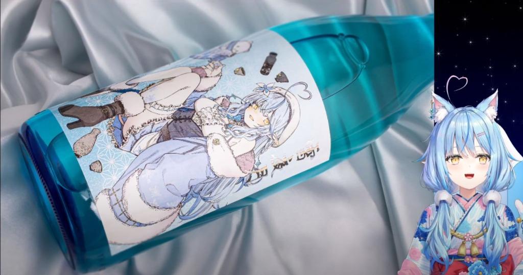 預訂] Hololive 雪花菈米清酒【大吟醸雪夜月】４合瓶（720mL）明利酒類