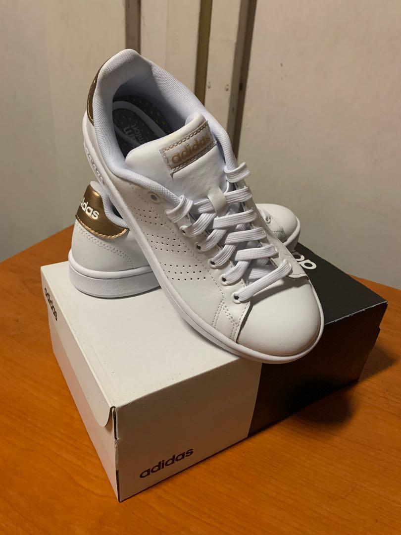 Women's adidas advantage best sale stripe