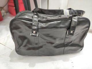 Adidas Black Leather Shoulder Bag
