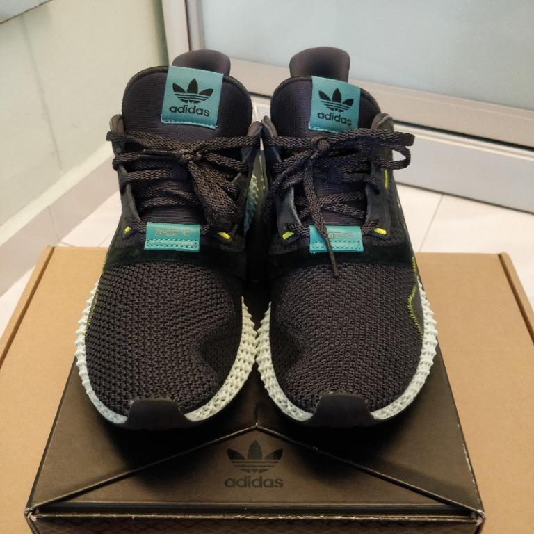 Adidas zx 4000 4d carbon & semi-solar yellow sale