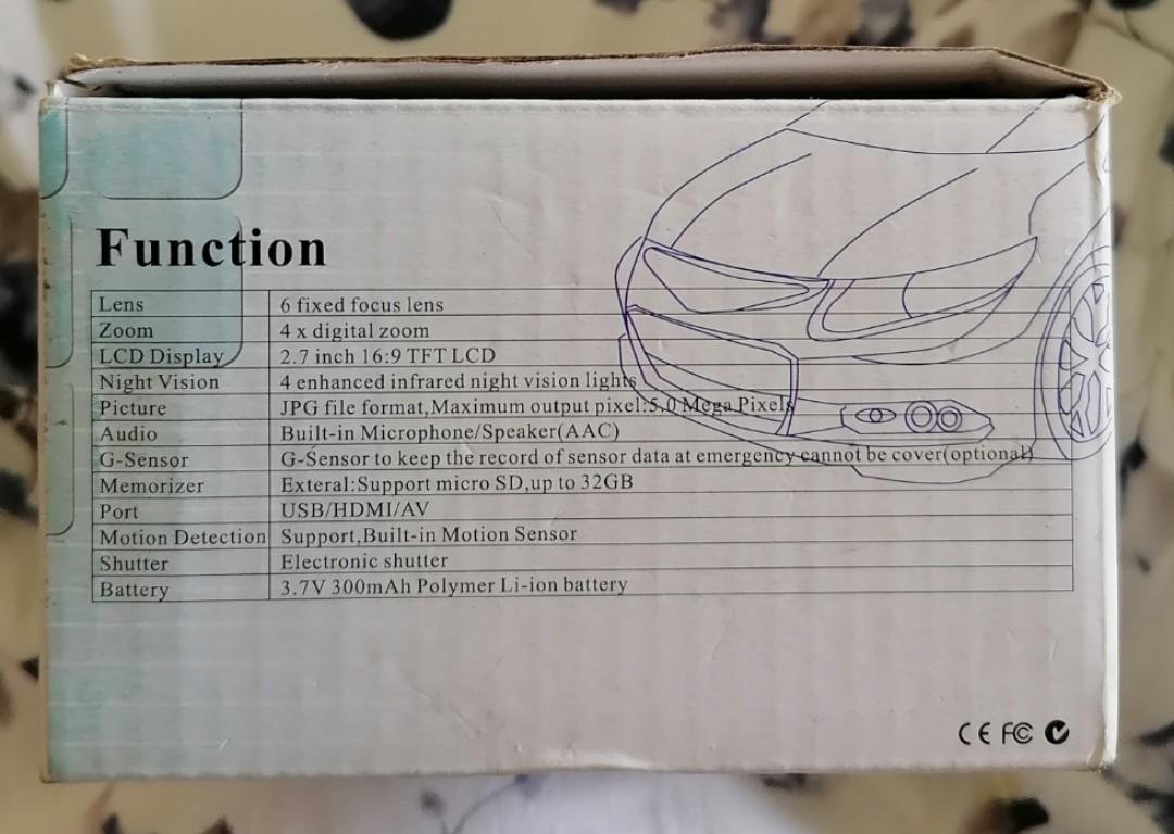Advanced Portable Car Camcorder [Never Used], Photography, Photography  Accessories, Camera Bags & Carriers On Carousell