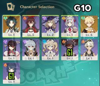 [ASIA]Genshin Impact Starter Account (code: G10/Xiao)[AR7]