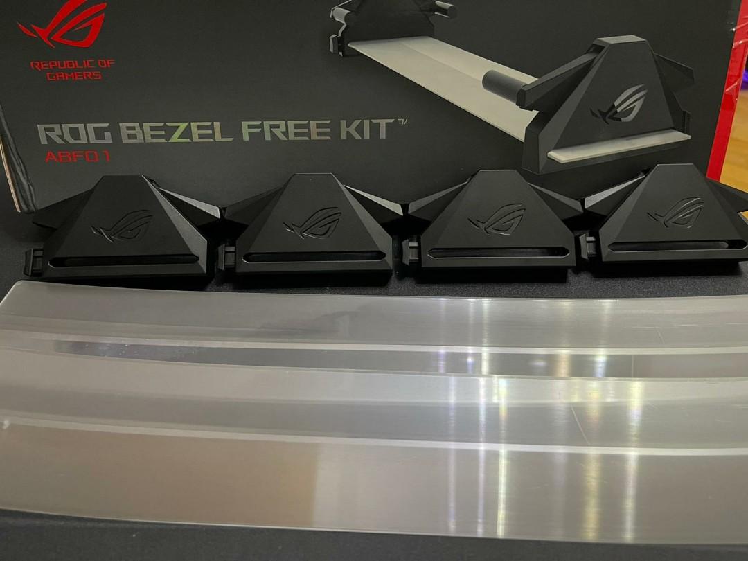 Asus ROG bezel free kit 消除邊框光學迷彩, 電腦＆科技, 電腦周邊及配件, 電子屏幕- Carousell