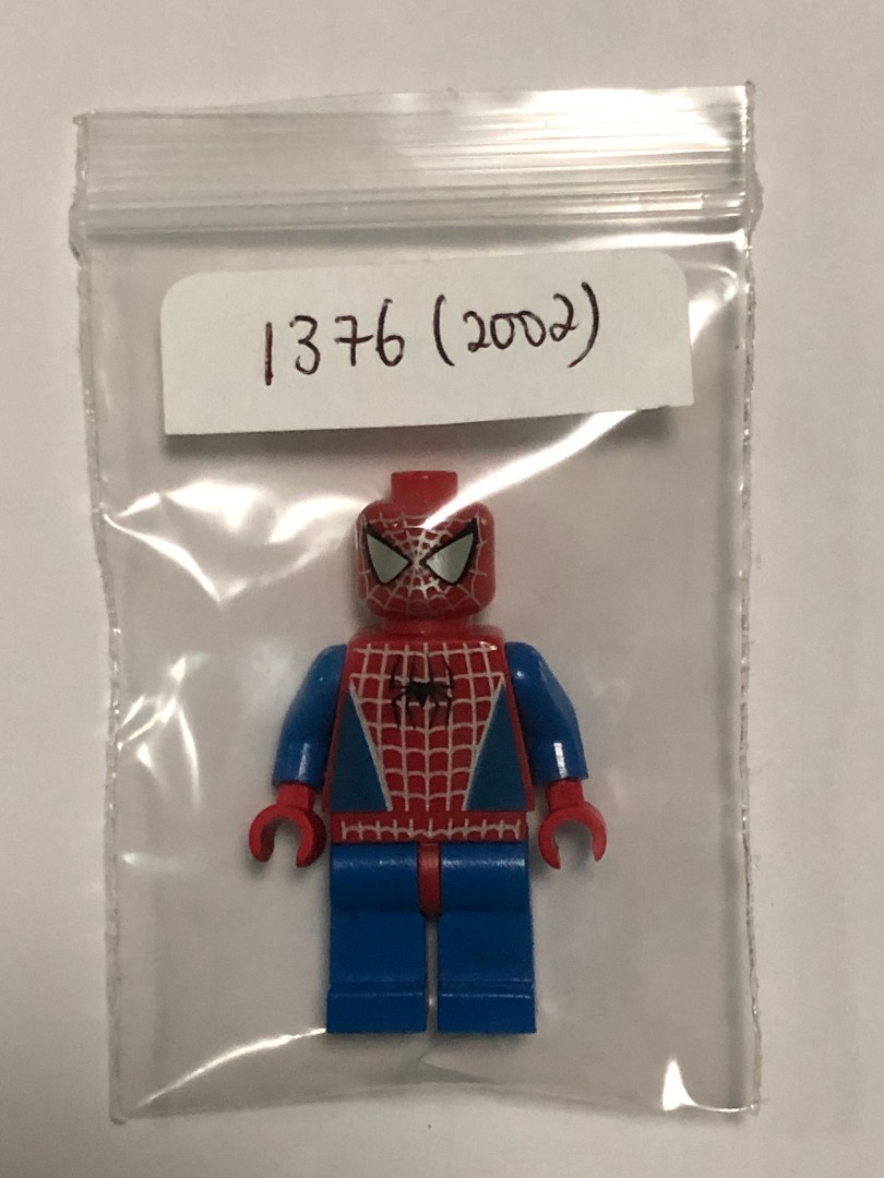 Lego spider man 2002 hot sale minifigure