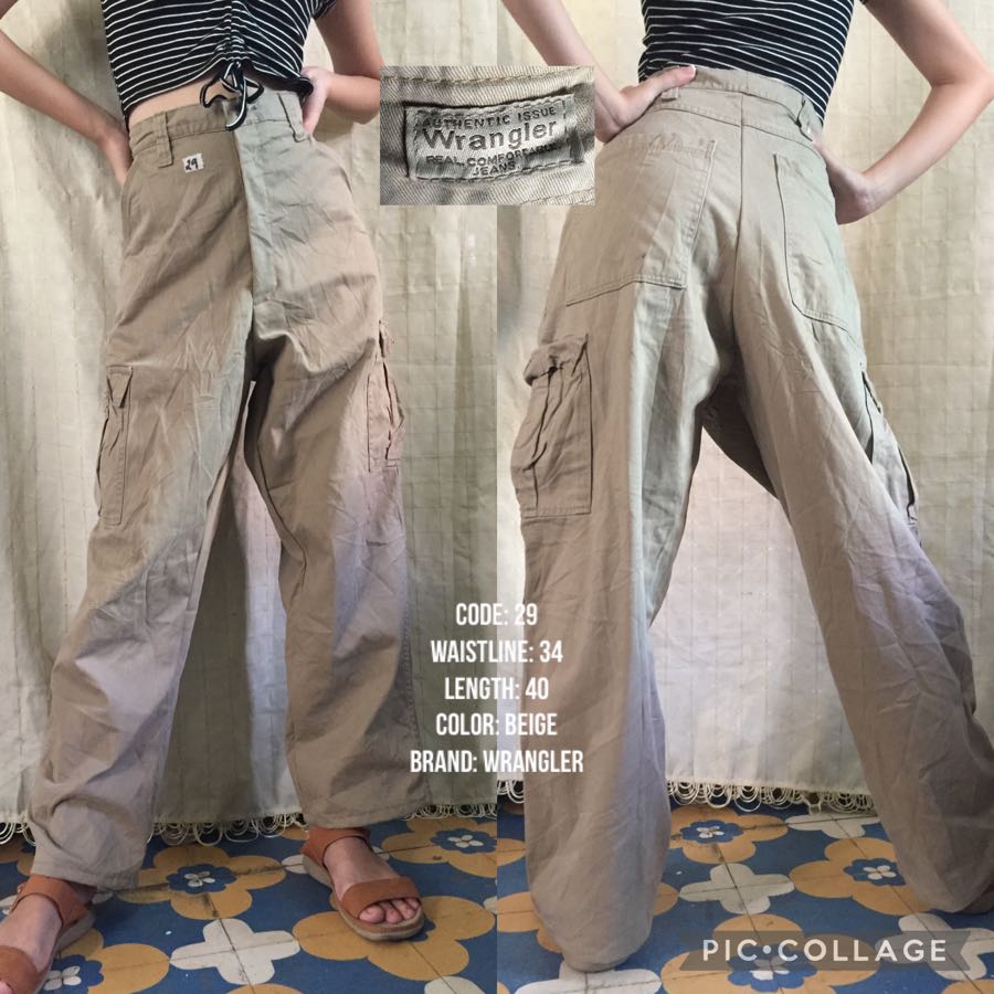 Authentic Wrangler Cargo Pants, Women's Fashion, Bottoms, Other Bottoms on  Carousell