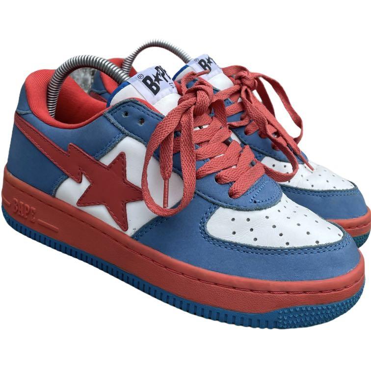 bapesta red blue