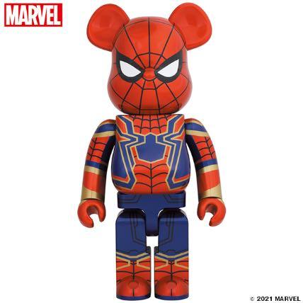 BEARBRICK SPIDER MAN 1000%, 興趣及遊戲, 玩具 & 遊戲類 - Carousell