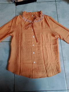 Blouse Kuning Mustard