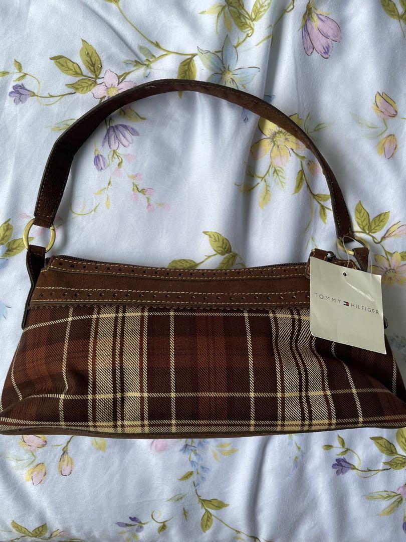 Tommy hilfiger plaid bag 2025