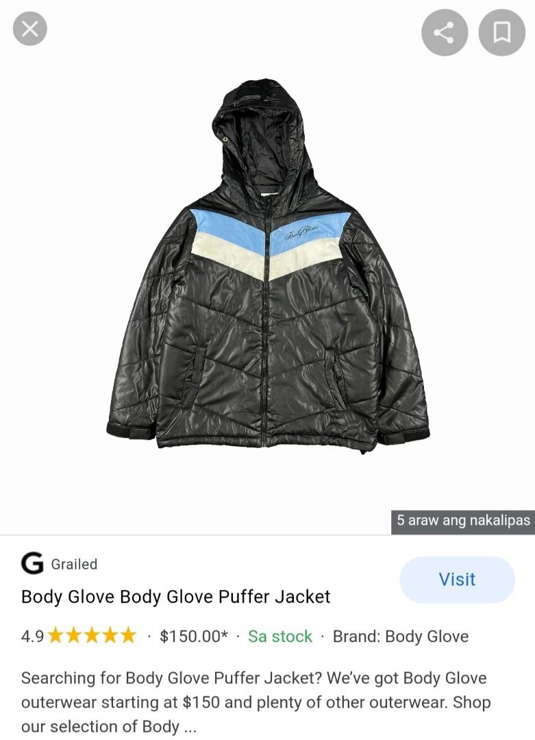 Body Glove puffer jacket, Men's Fashion 