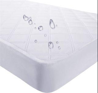 Brandnew Waterproof Fitted Crib Mattress Pad and Toddler Crib Mattress Protective Baby Crib Mattress Cover Sheets Protector Bedding Sets Breathable & Hypoallergenic for Boys and Girls (White, Crib 28''x52'')