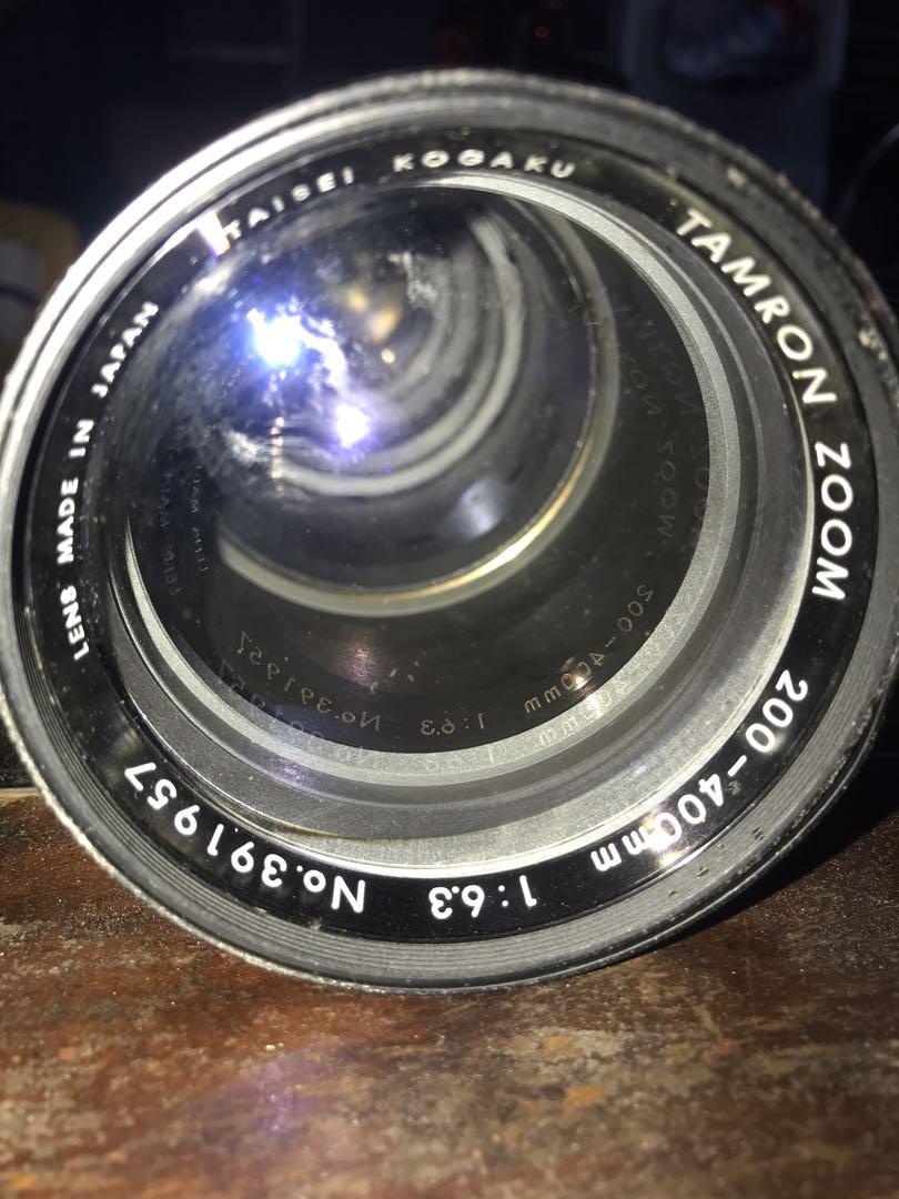 Camera lens (Category: Lens & Kits) located in Tanza. Submitted by cloydscollectionshop (Listing ID 1089257262, Image 2). Description: Lot sale 4pcs camera lens Tamron zoom 200-400mm Sigma zoom 70-210mm Tokina AT-X 50-250mm Canon zoom fd 100-200mm As-is!Not tested Price:5000Php.