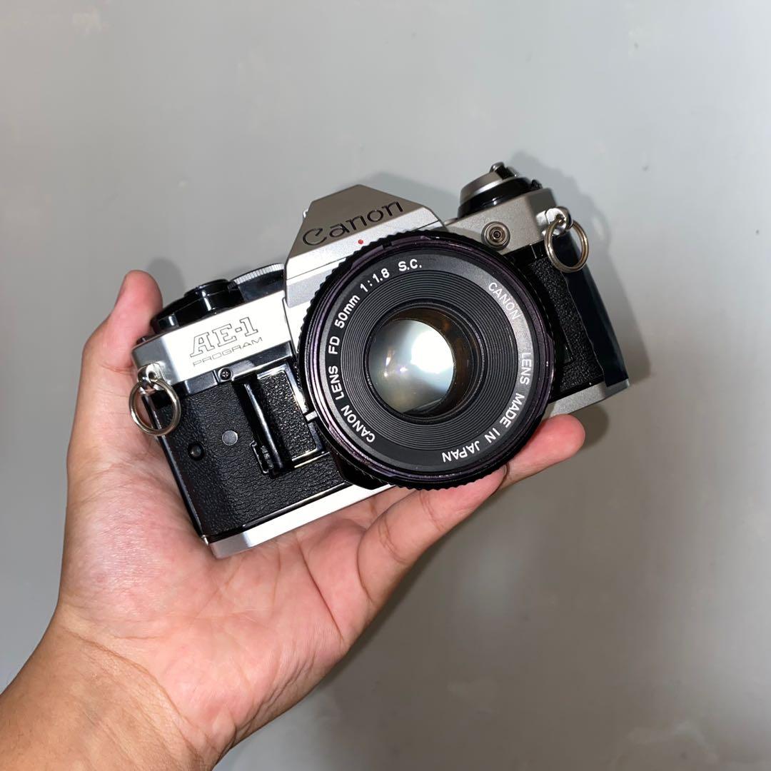 Canon AE-1 Program Set, Photography, Cameras on Carousell