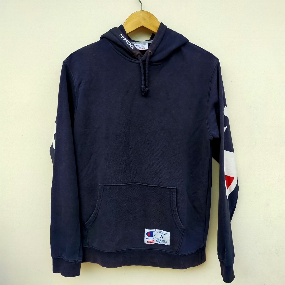 champion hoodie big script