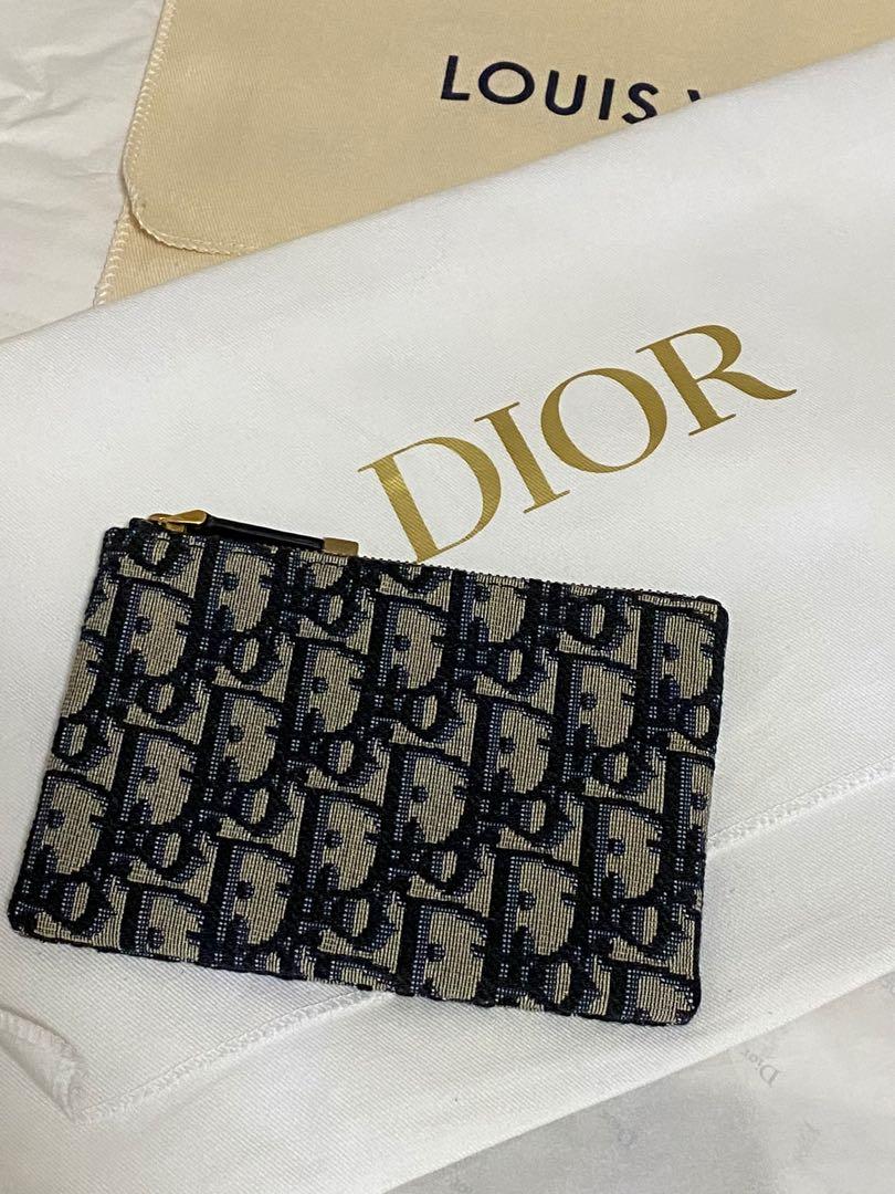 Dior oblique hot sale coin purse
