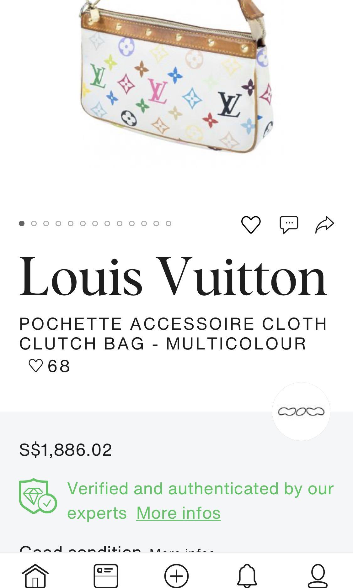 Rare Louis Vuitton Multi-Color Pochette – SFN