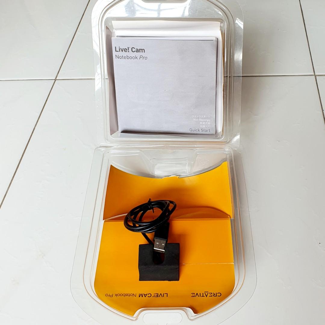 Creative Live Cam Notebook Pro VF0400 USB Webcam 1.3MP