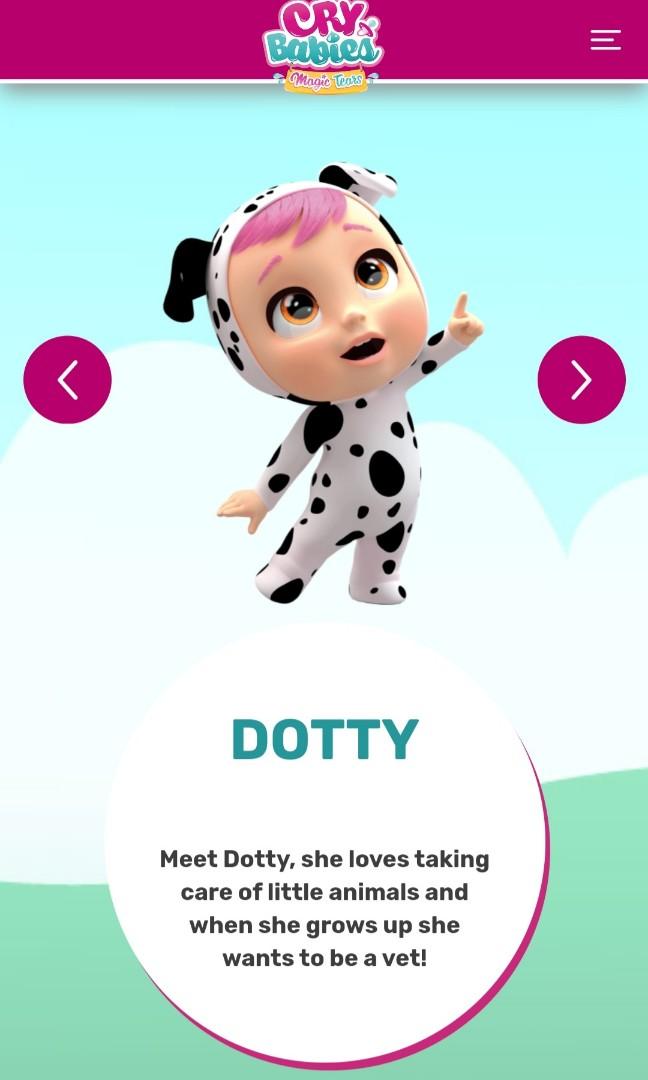Cry babies magic tears sales dotty