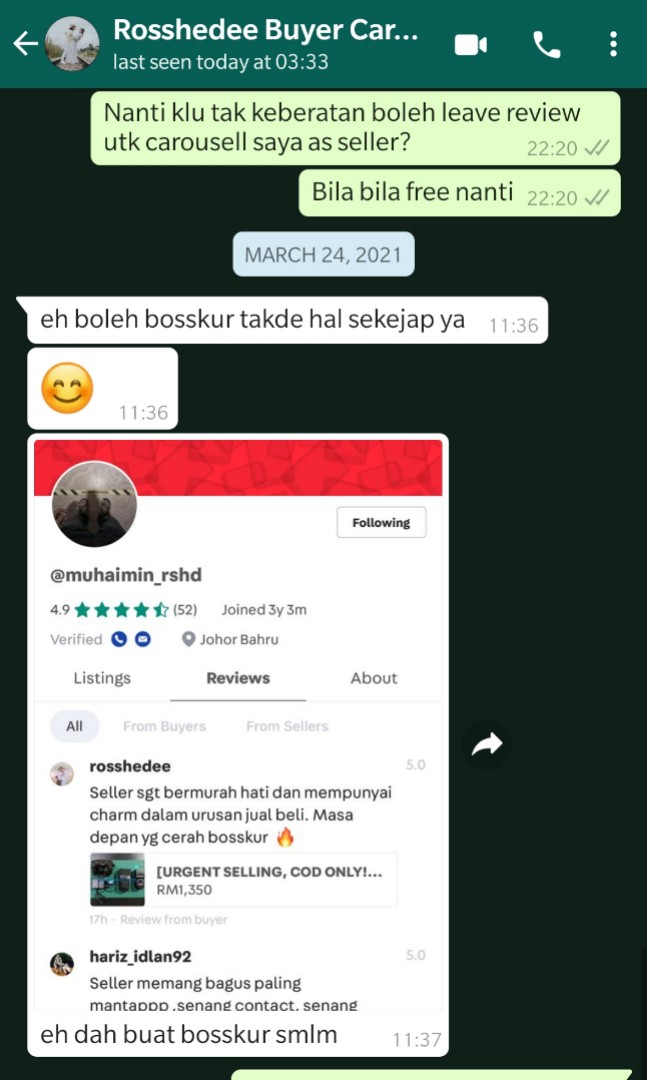 Customer S Feedback Services Others On Carousell