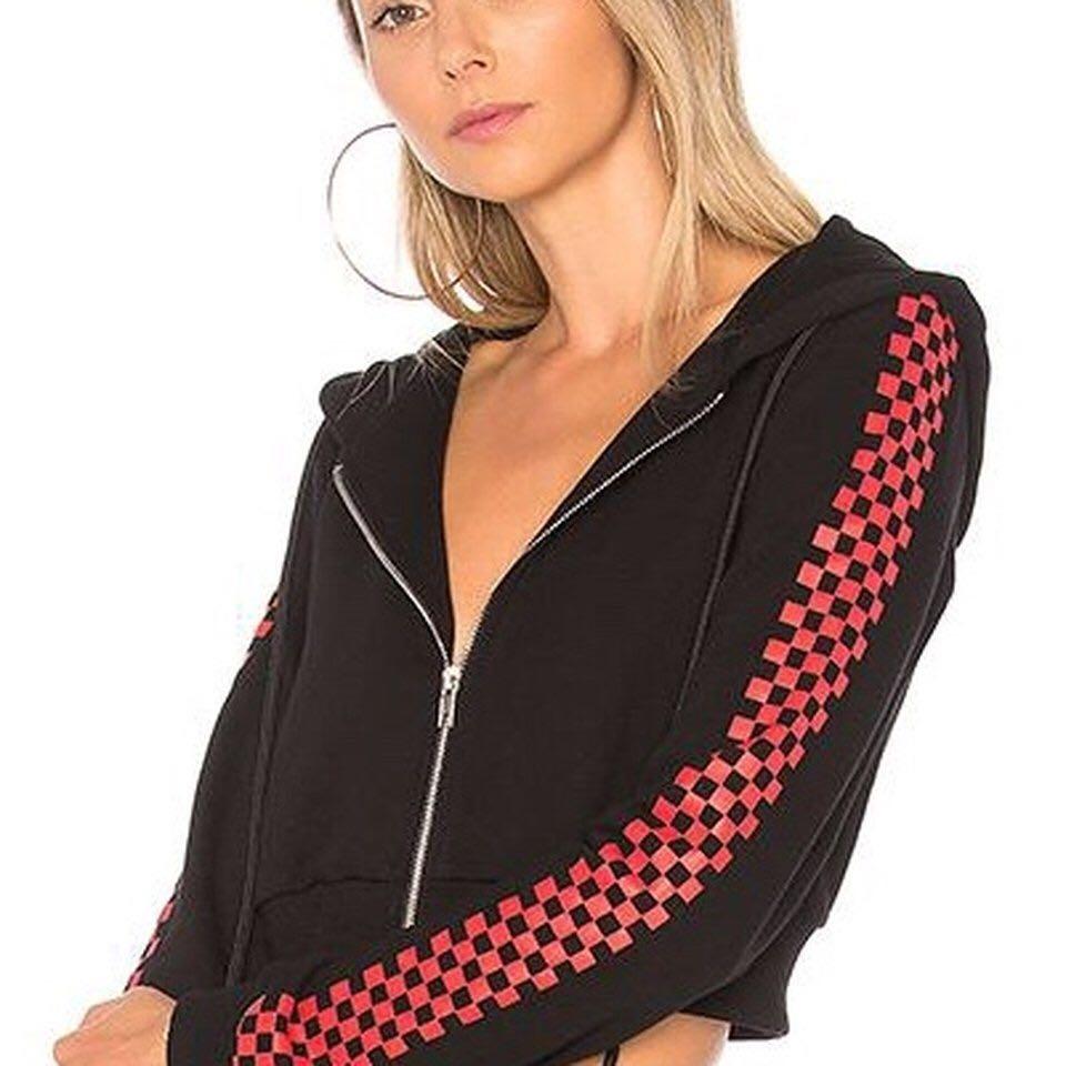 Danielle guizio velour tracksuit top