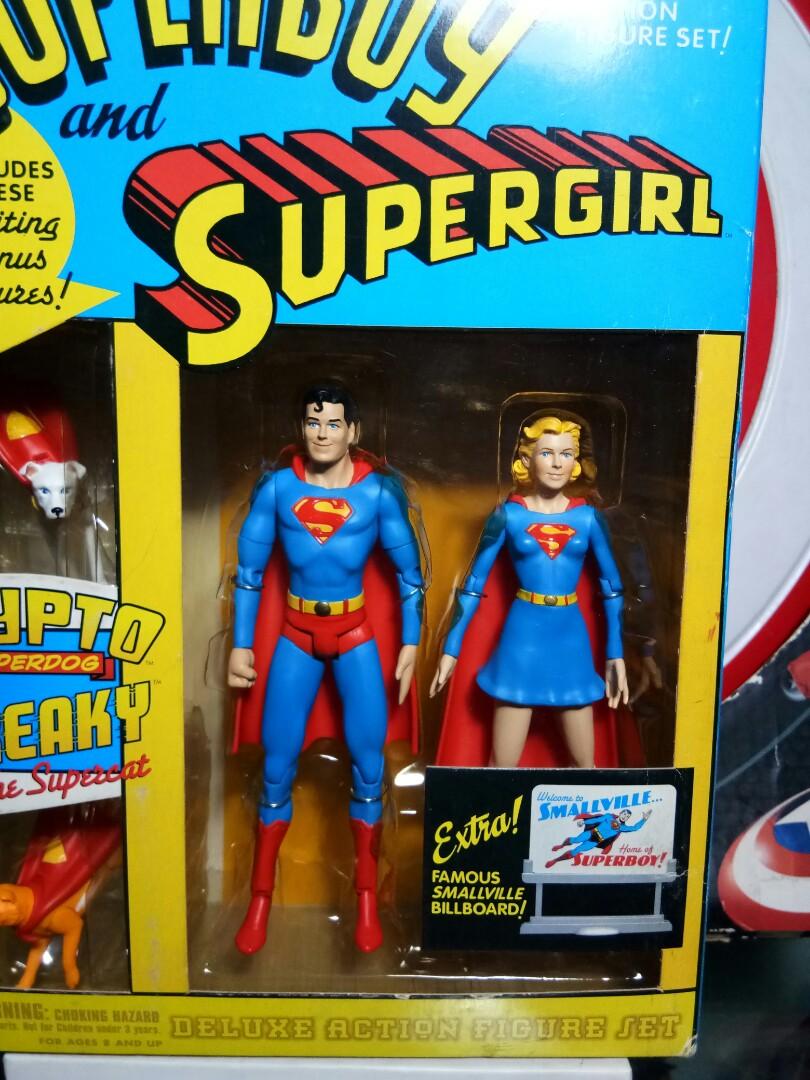 DC Direct S02 Classic Silver Age Supergirl & Superboy Deluxe Action Figure Set for sale online 