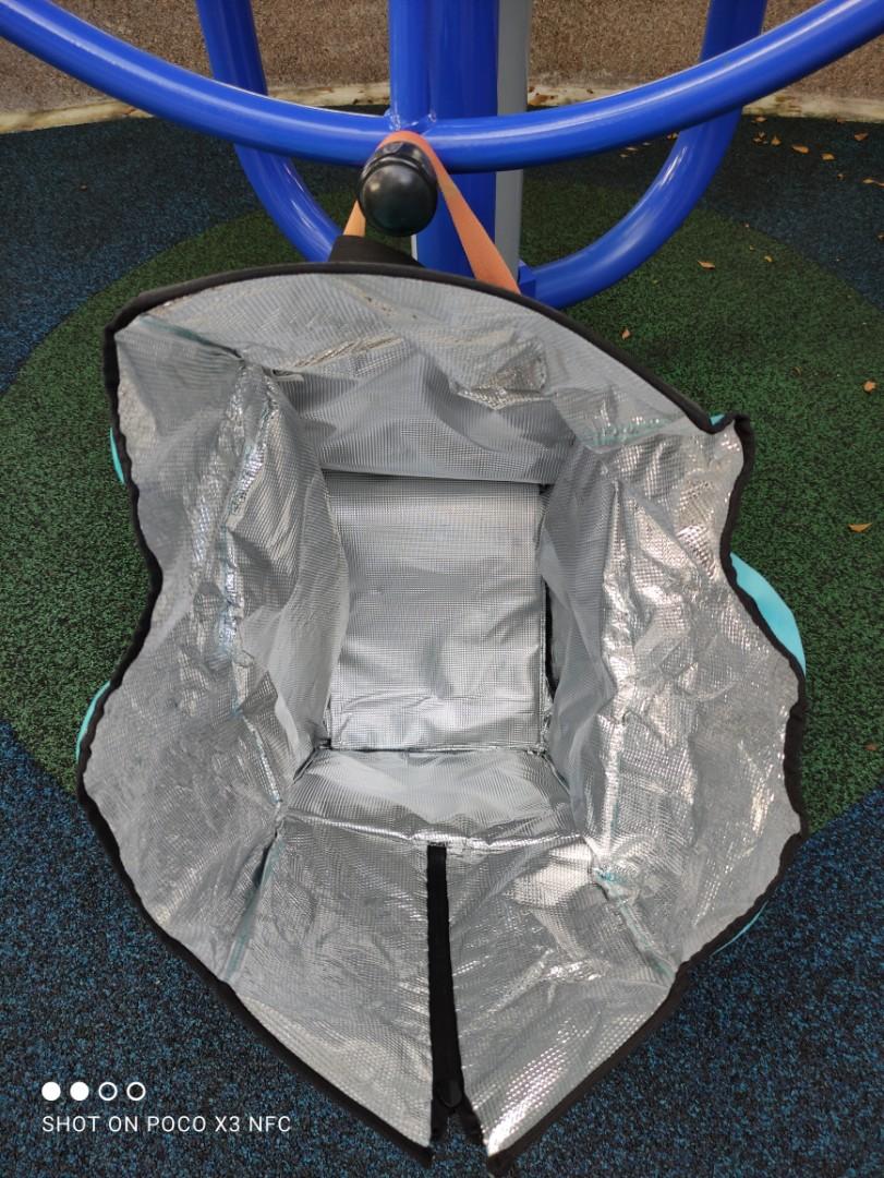 Deliveroo Roll Top Thermal Backpack, Men's Fashion, Bags, Backpacks on