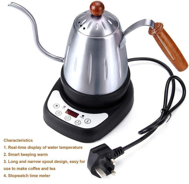Diguo Variable Temperature Digital Electric Gooseneck Kettle, Furniture
