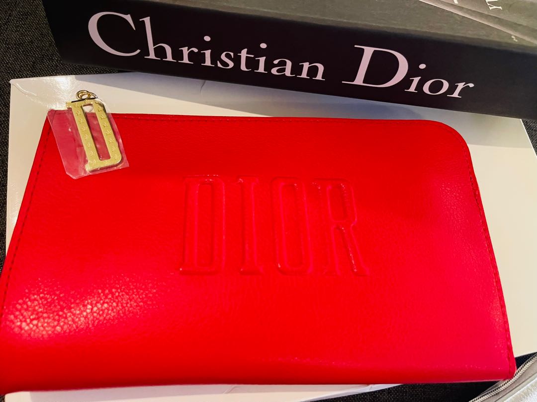 dior red pouch