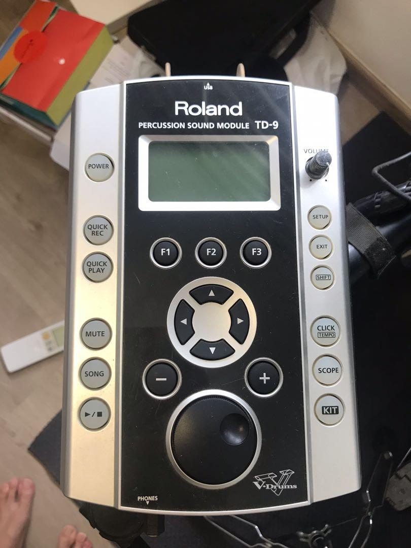 Td9 Drum Set Roland TD-9, Hobbies & Toys, Music & Media, Musical ...
