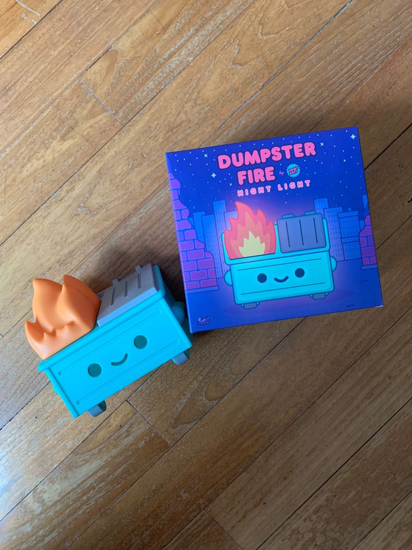 Dumpster fire deals night light