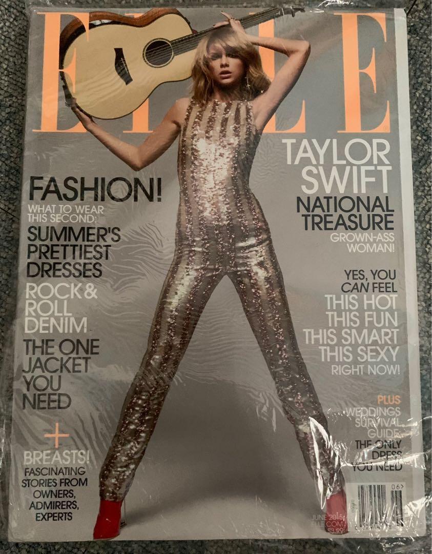 Elle Us Magazine - Taylor Swift - June 2015, Hobbies & Toys, Books &  Magazines, Magazines On Carousell