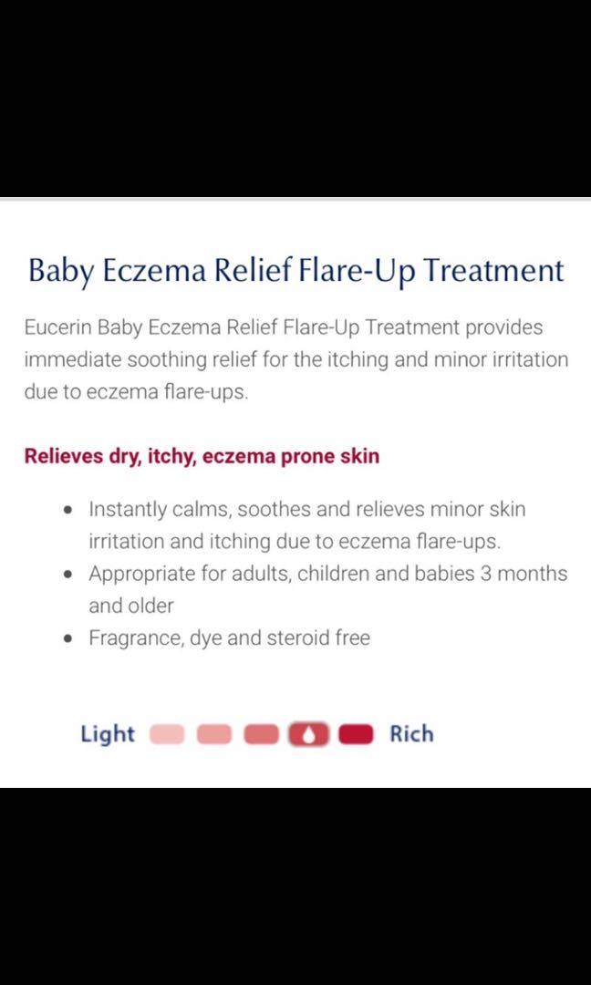 Eucerin baby eczema relief flareup treatment, Babies & Kids, Nursing