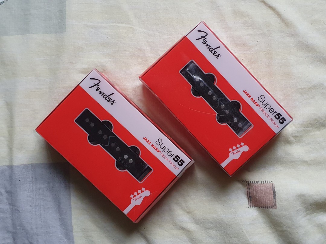 Fender Super 55 jass bass pickup set Hobbies Toys Music