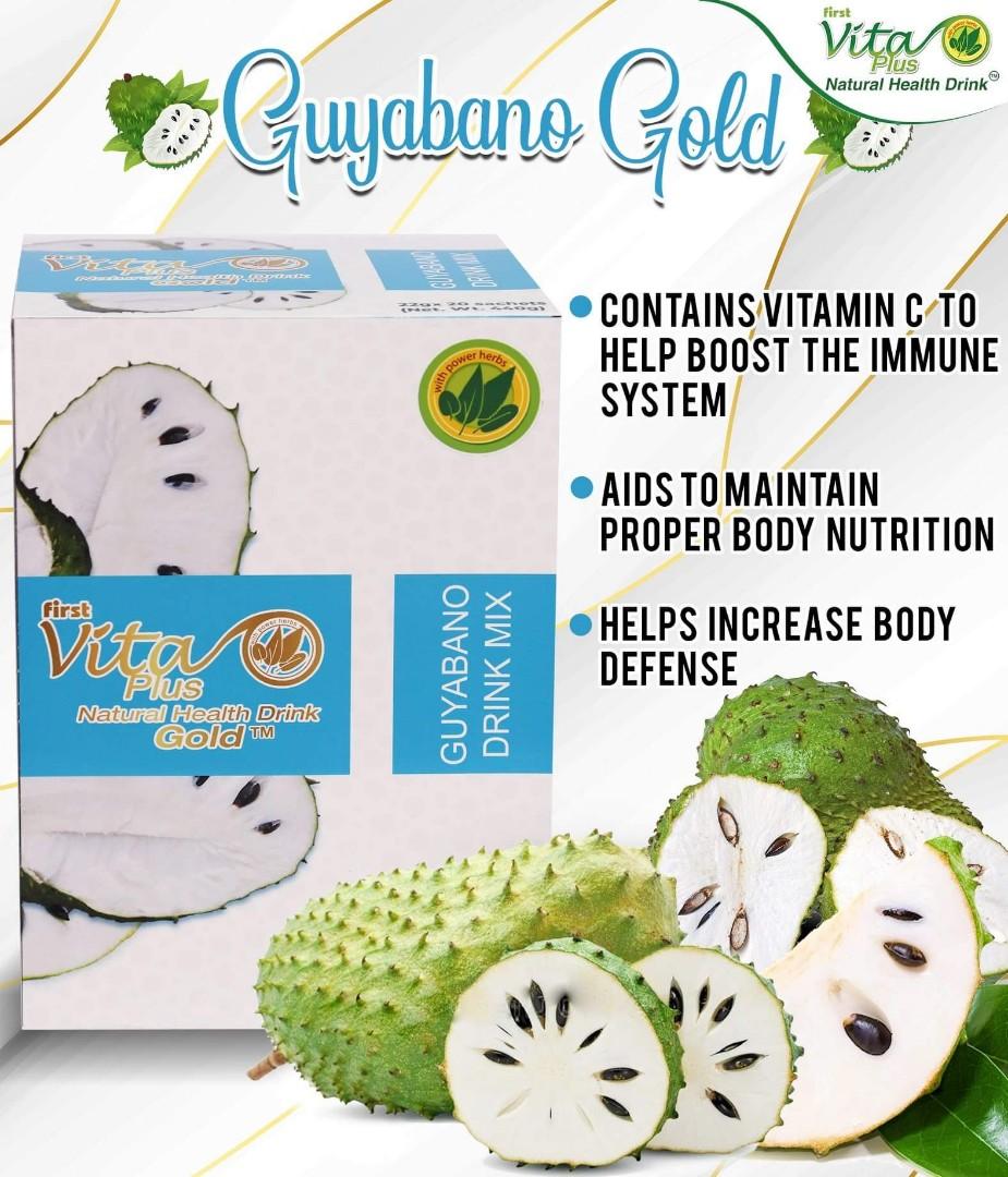 Authentic First Vita Plus Guyabano Gold Health Nutrition Health Supplements Health Food Drinks Tonics On Carousell Authentic First Vita Plus Guyabano Gold Health Nutrition Health Supplements Health Food Drinks Tonics On Carousell