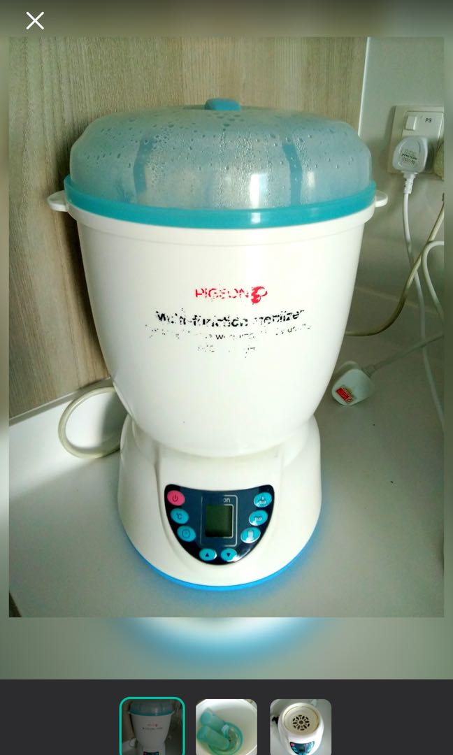 FREE Pigeon Bottle Sterilizer, Babies & Kids, Nursing & Feeding