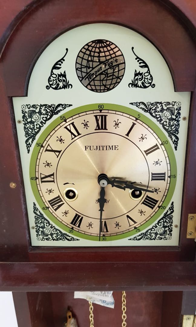 Fuji Time Grandfather Clock, Furniture & Home Living, Home Decor