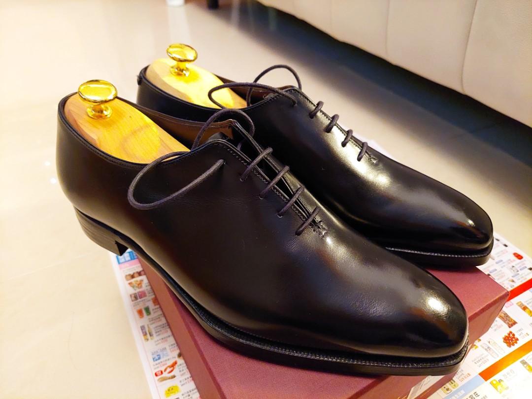 George Cleverley Alan 3 Whole Cut Leather Oxford Shoes Carousell